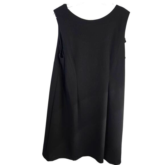 Signature Women's Dress 2X 2XL Black Sleeveless Misses Size 18W 20W - Picture 5 of 6